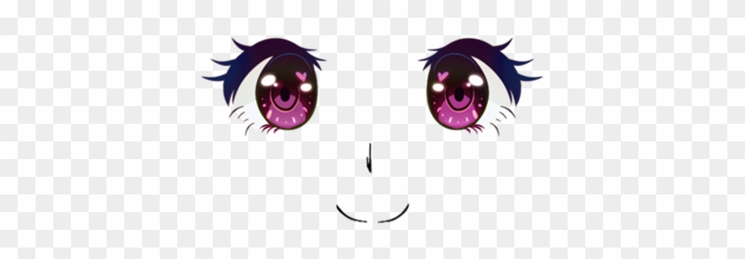 Kawaii Anime Face - Anime Eyes Transparent Background #1273966