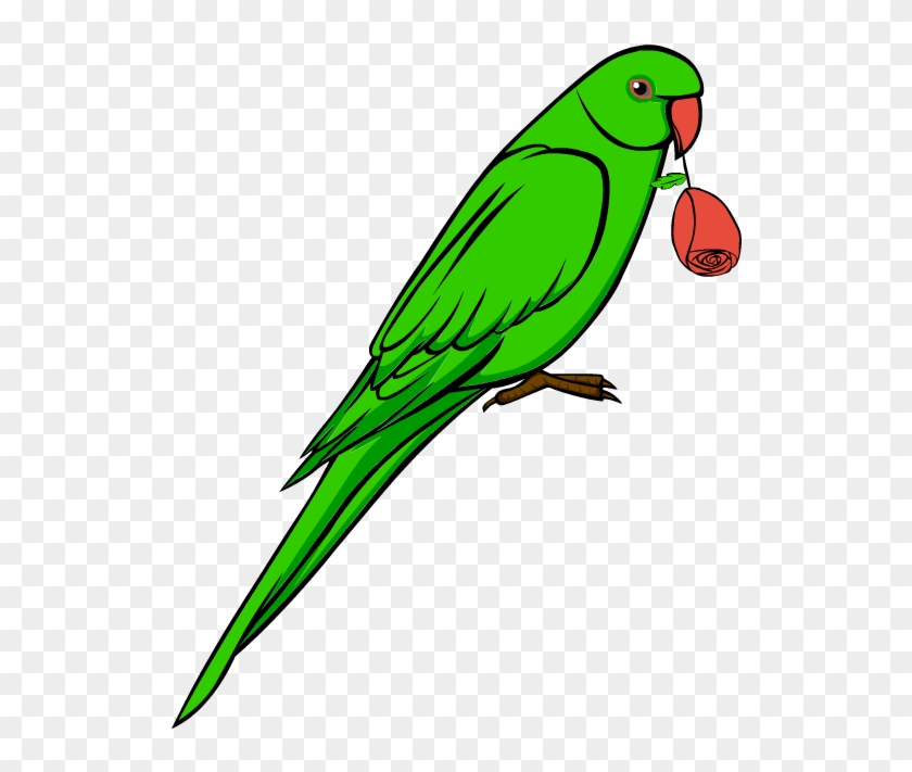 Clip Art Love Bird Parrot Symbol Symbolic Feelings - Parakeet #1274006