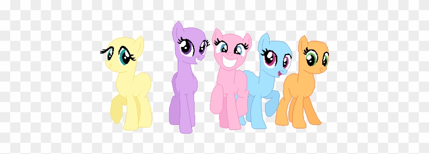 My Little Pony Group Base - Cartoon #1274343