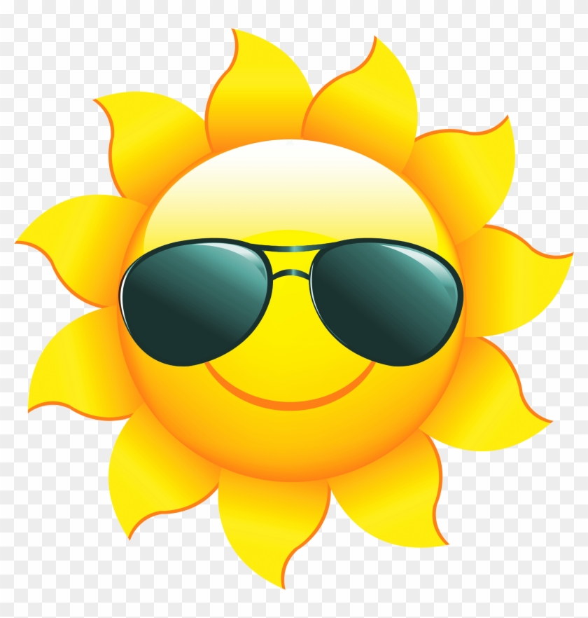 Sun Clip Art Sun Clip Art Clip Art Image - Sun With Sunglasses Clip Art #1274398