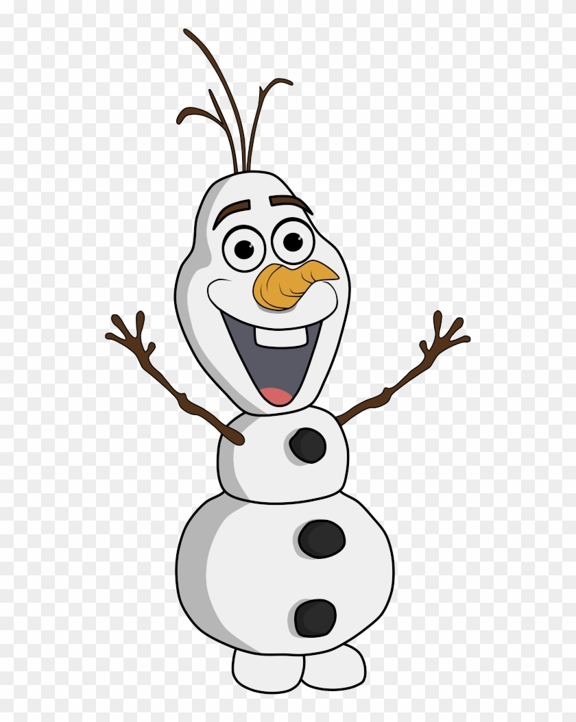 Personaje Vectorizado Y Riggeado Para Futura Prueba - Olaf Dibujo #1274877