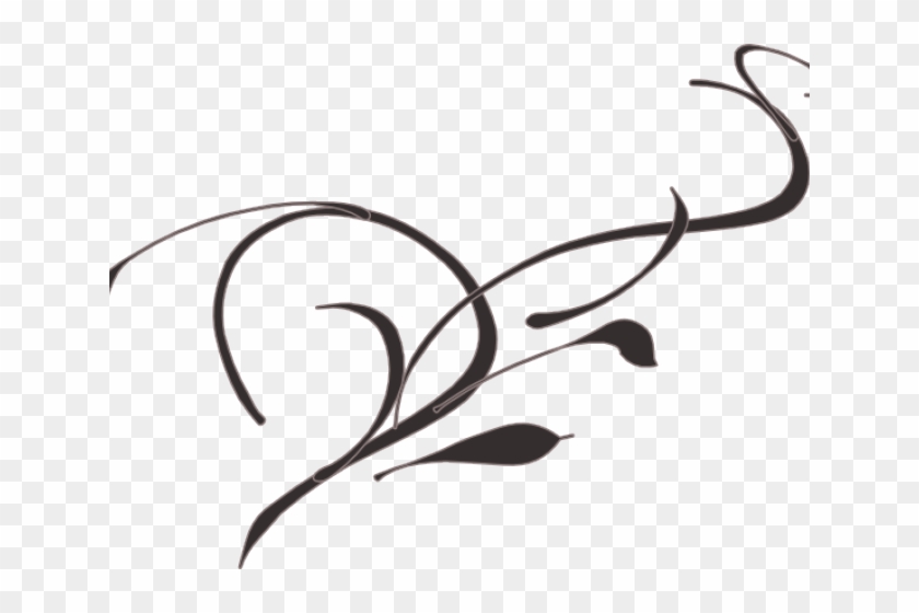 Decorative Line Black Clipart Vine - Aisha Bint Abi Bakr #1275198