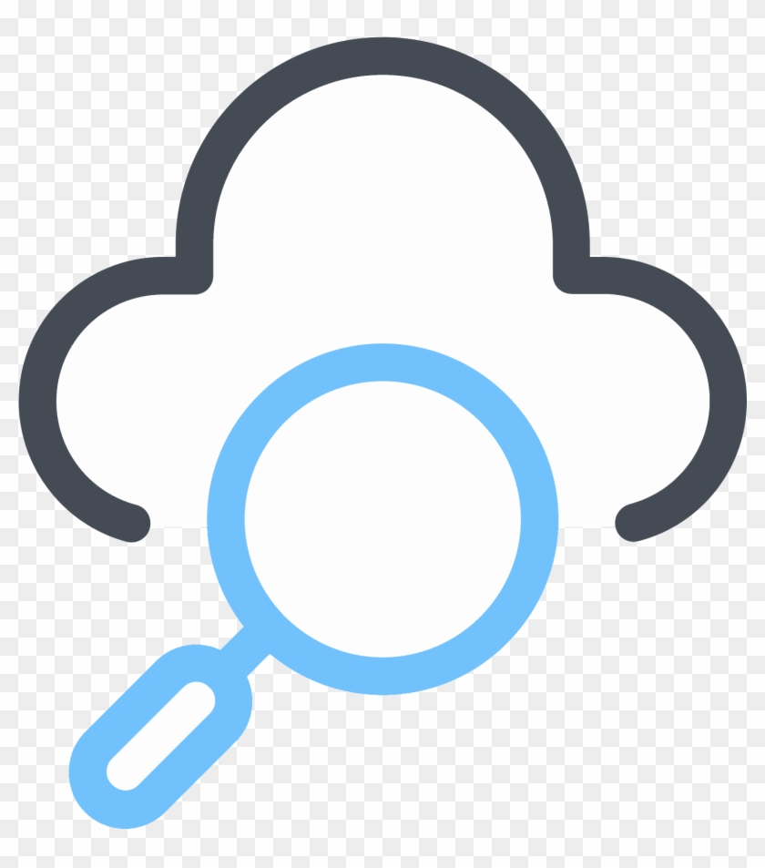 Search In Cloud Icon - Icon #1275272