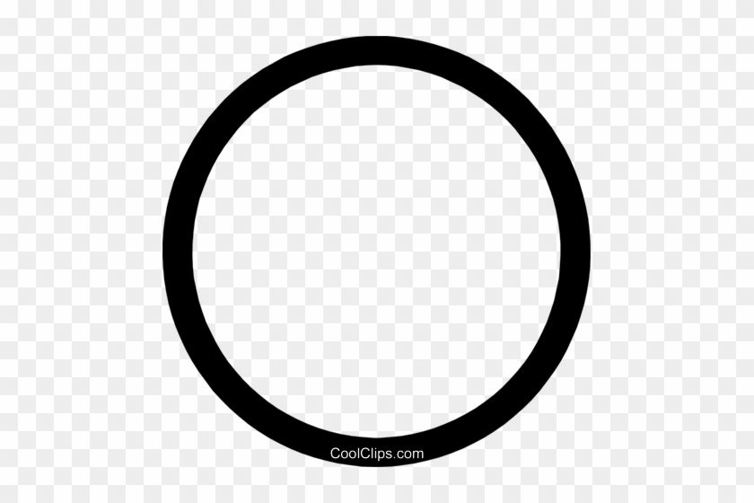 Circle Shape Royalty Free Vector Clip Art Illustration - Circle Outline Vector #1275384