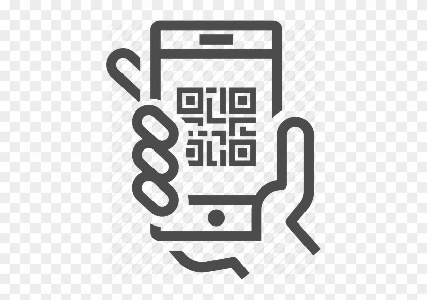 Mobile Phone Qr Code Icon - Qr Code #1275693