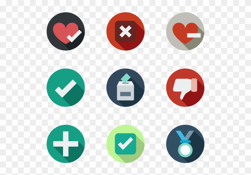 Color Circles Rating And Validation - Circle Flat Icon #1275927