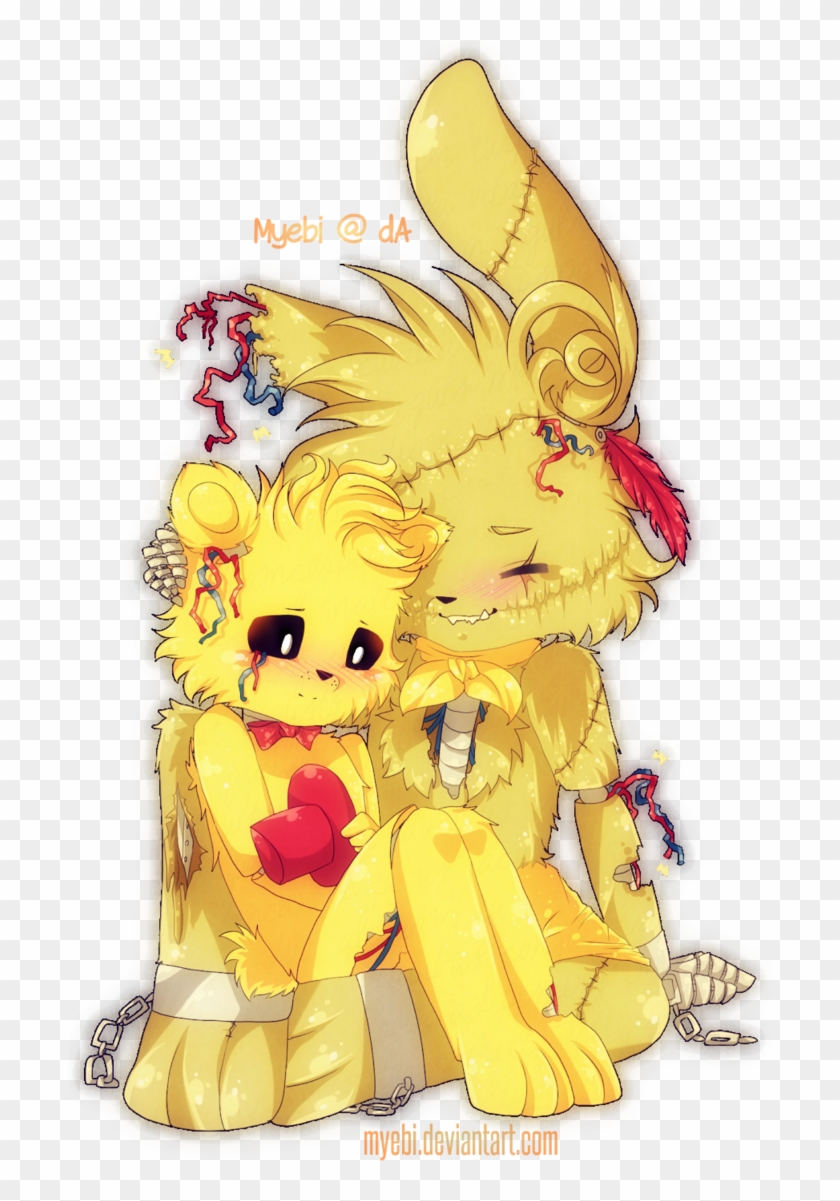 Forgotten Together By Myebi On Deviantart - Goldie X Springtrap #1276285