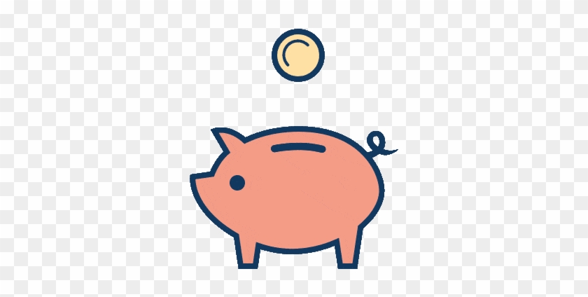 ไม่จำกัดจำนวนกำไรของคุณ - Piggy Bank Gif #1276314