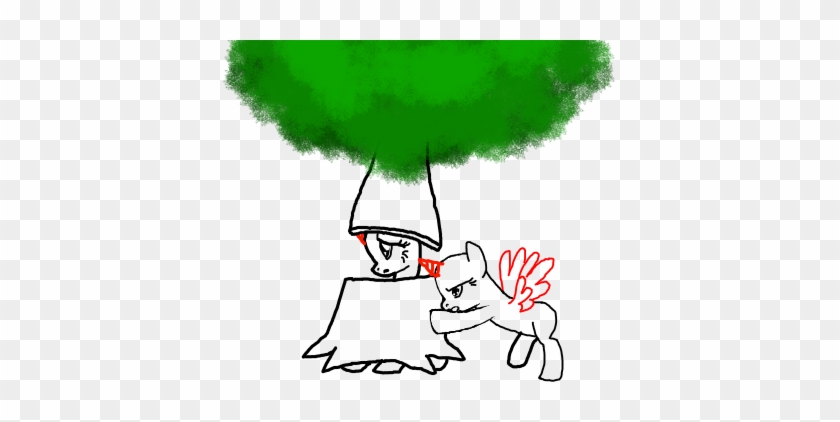Tree Push-mlp Base By Sunsetpuppies - Cartoon #1276365