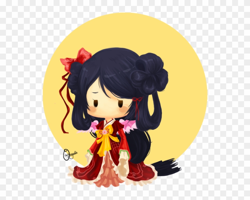 Selfy Chibi Painting By Ornithogale - Cartoon #1276474