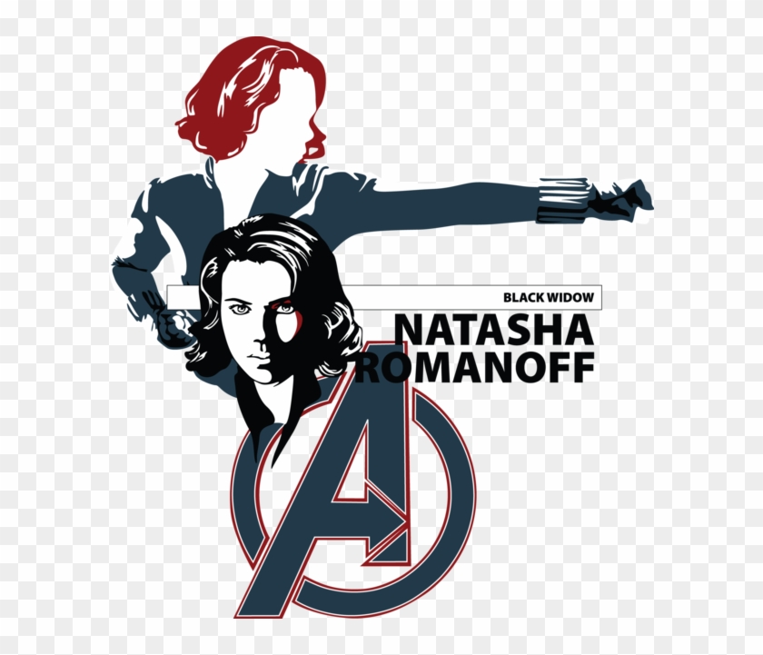 Black Widow Clipart Natasha Romanova - Marvel Black Widow Logo Png #1276789