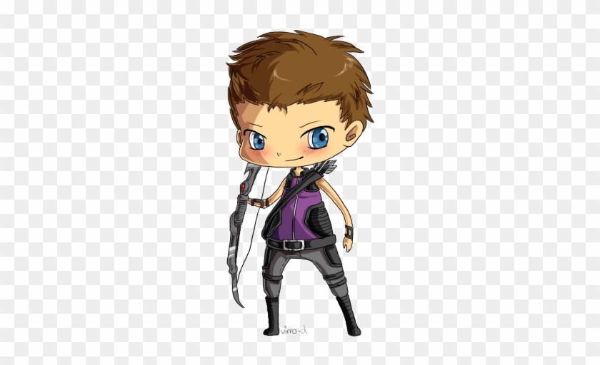 Hawkeye Avengers Chibi - Hawkeye Chibi Png #1277062