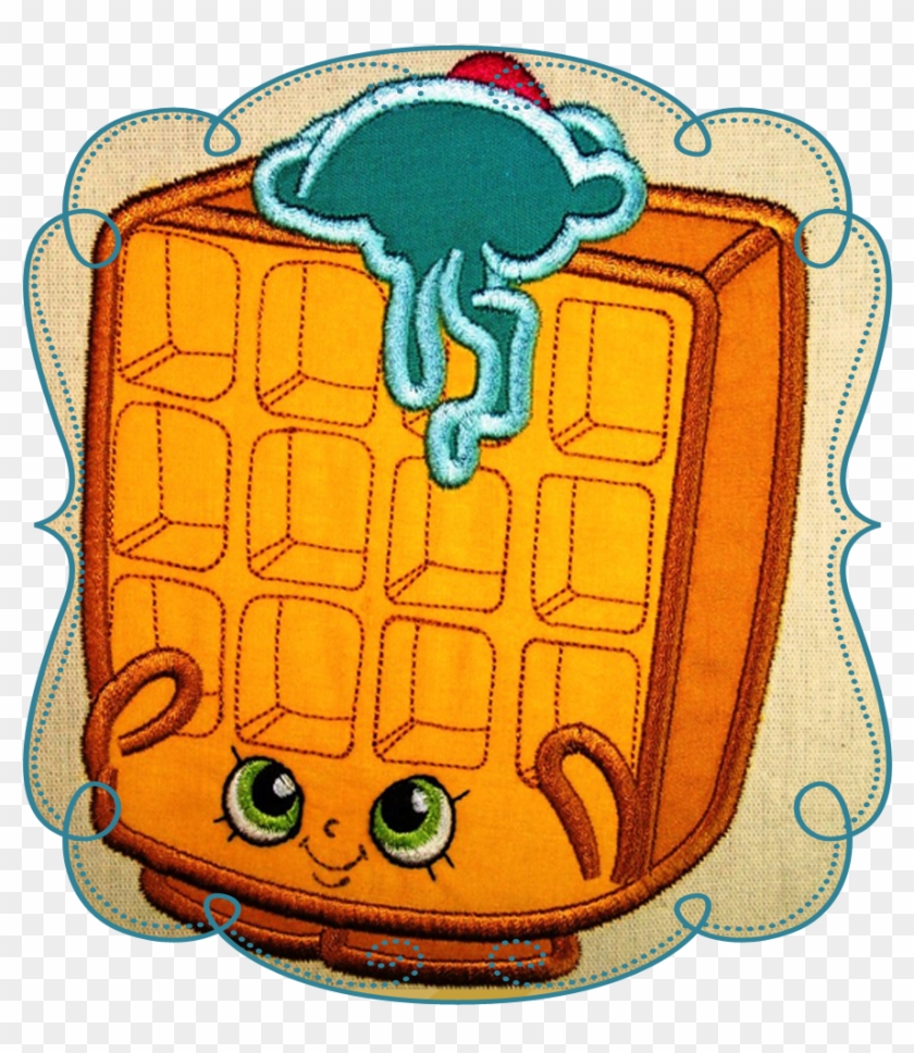 Shopkins Applique Waffle - Waffle #1278035
