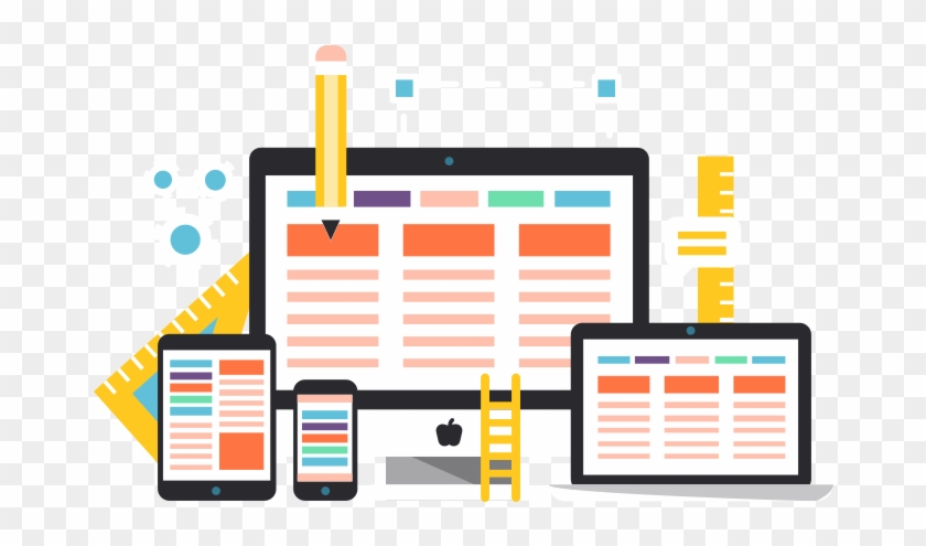 Web Design Unique Graphic Design - Web Design Vector Png #1278065