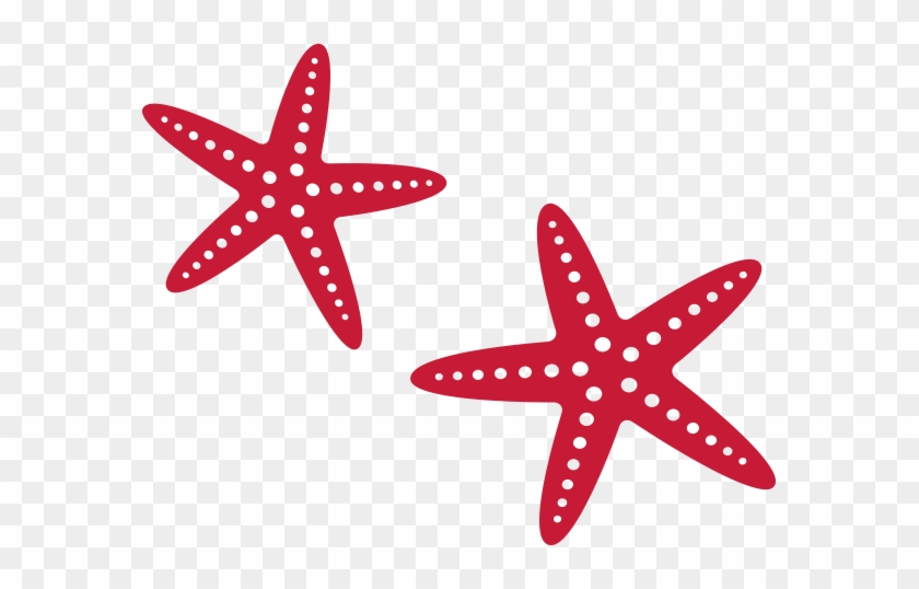 Ladyj Art Icons Starfish Red - Clip Art #1278507