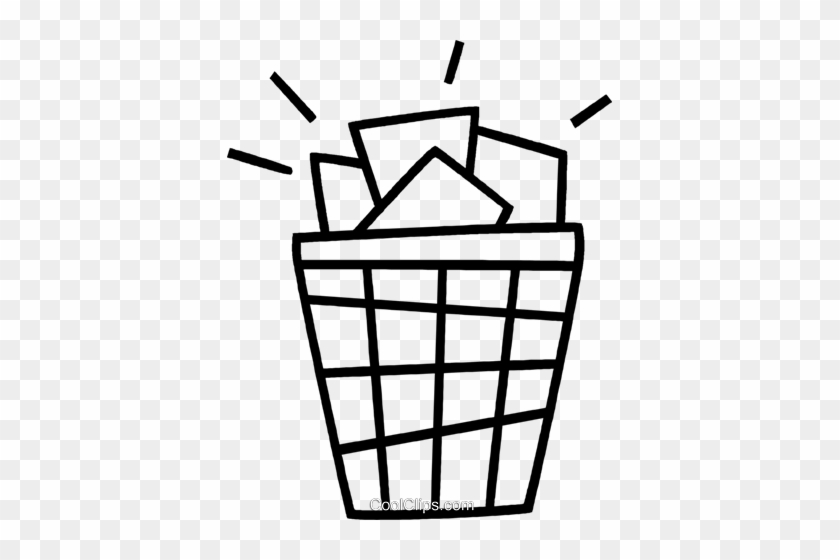 Mülleimer Vektor Clipart Bild Vc036191 - Mistkübel Clipart #1278912