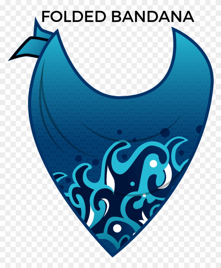 Blue Bandana Clipart #1279824