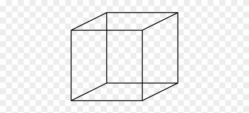 Download Cube Outline Png Png Images - Cube Image Black And White #1279931
