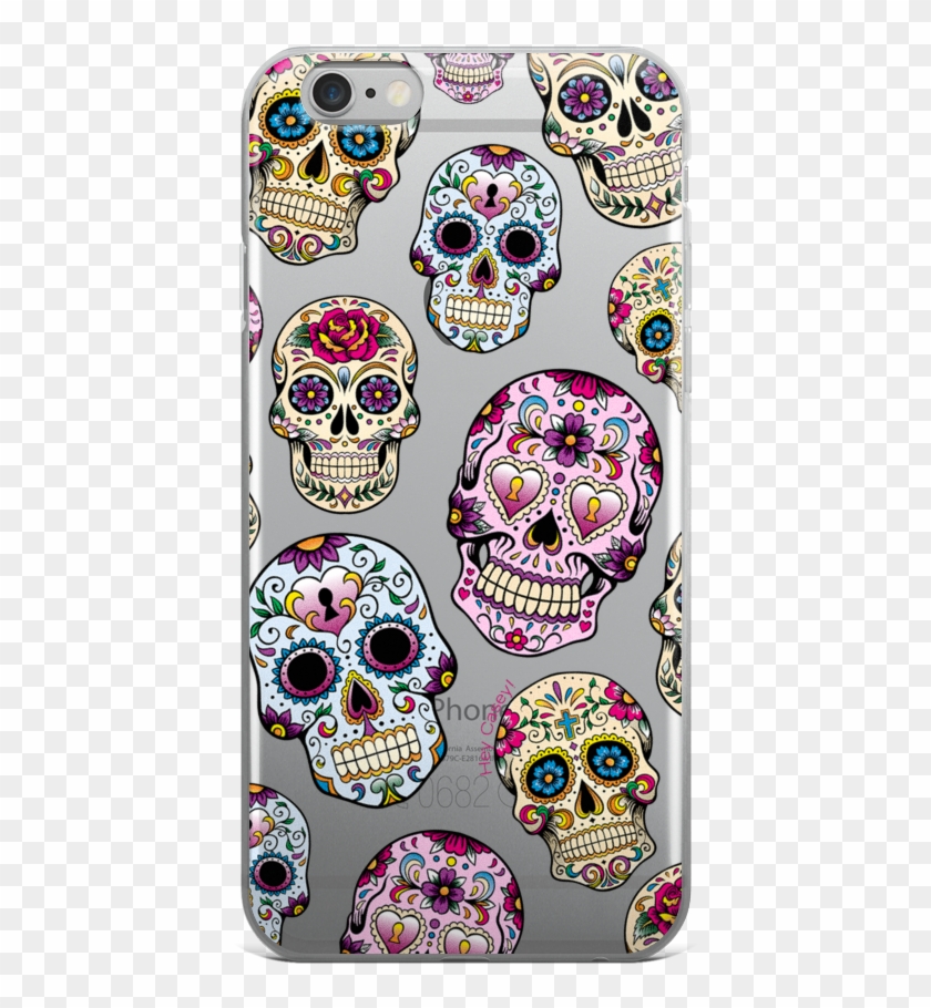 Sugar Skulls Phone Case For Samsung J5 Prime - Day Of The Dead Sugar Skull Blue Tote Bag, Natural #1279975