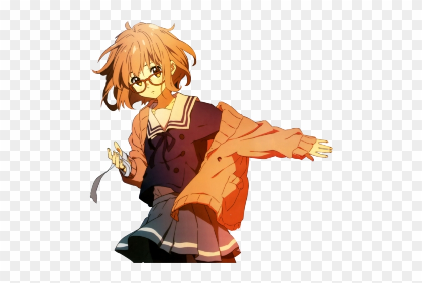 Anime Kawaii Skirt Transparent Render Knk Kyoukai No - Kyoukai No Kanata Mirai Render #1281341