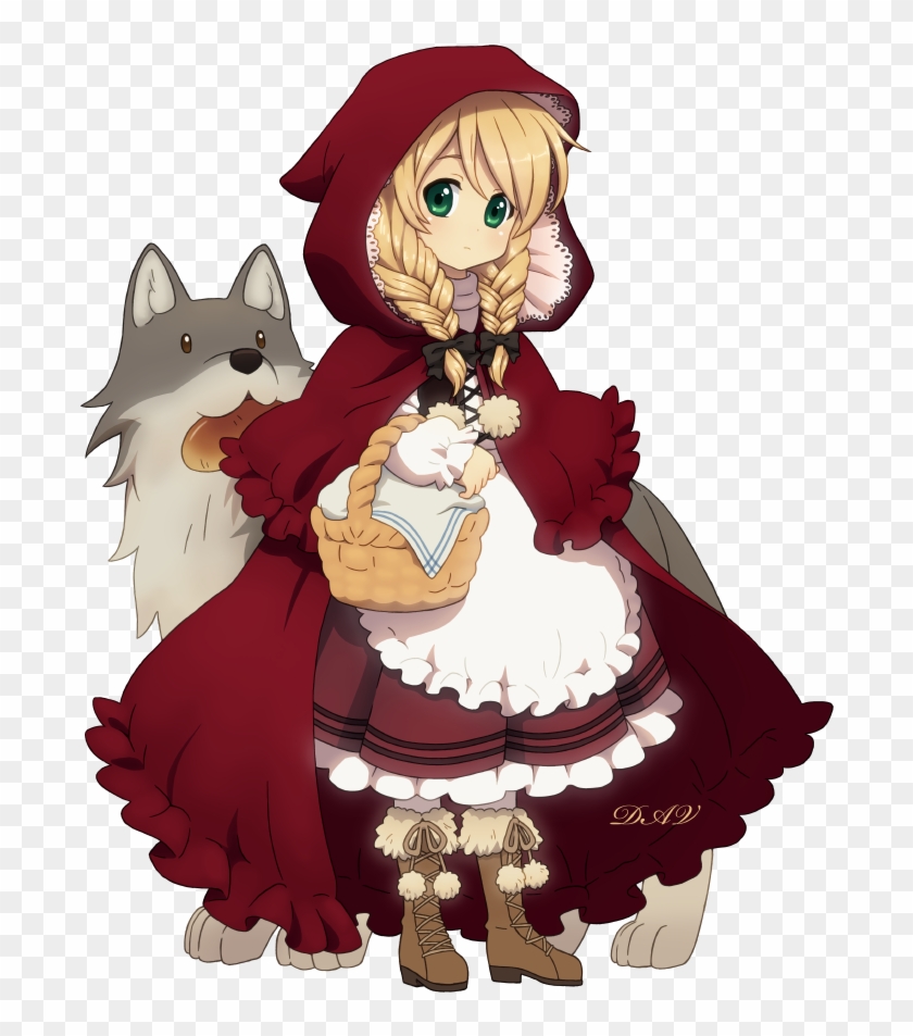 Little Red Riding Hood Anime Drawing - Anime Little Red Riding Hood #1281351