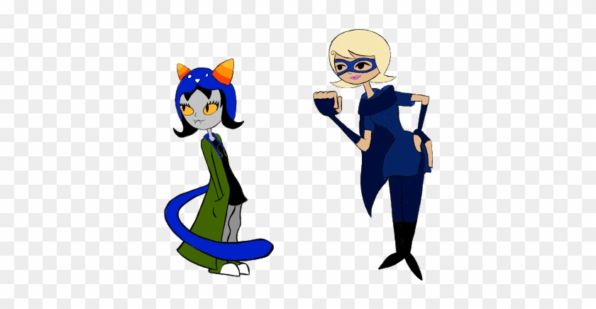 Nepeta Unsuccessfully Fights Down An Olive Blush While - Cartoon #1282191