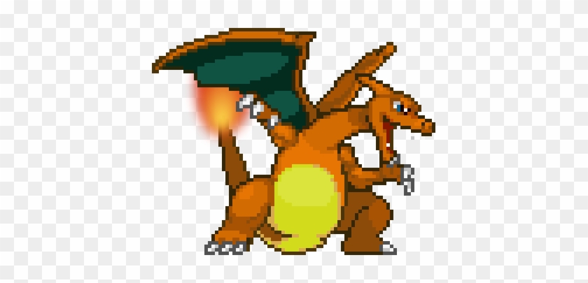 Charizard In Super Smash Flash - Pixel Art Character #1282626