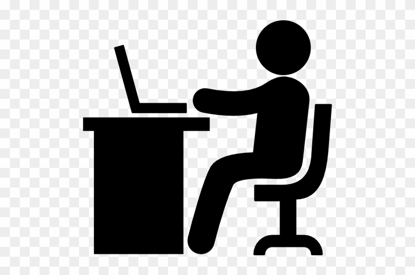 Sign Up - Working On Desktop Icon #1282681