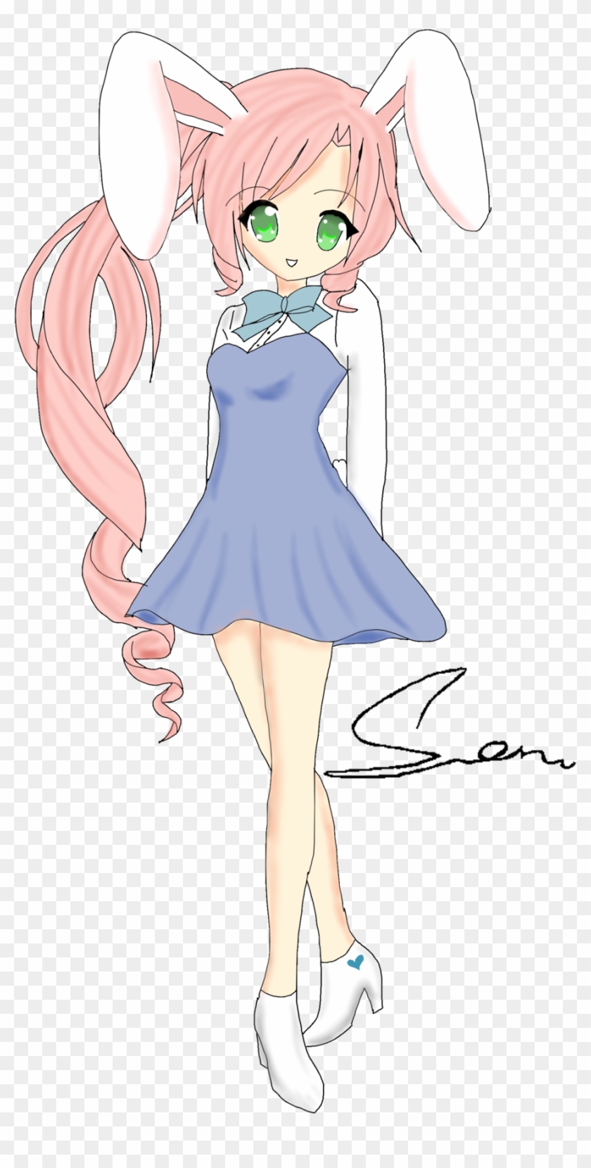 Commission - Anime Bunny Girl Drawing #1282700