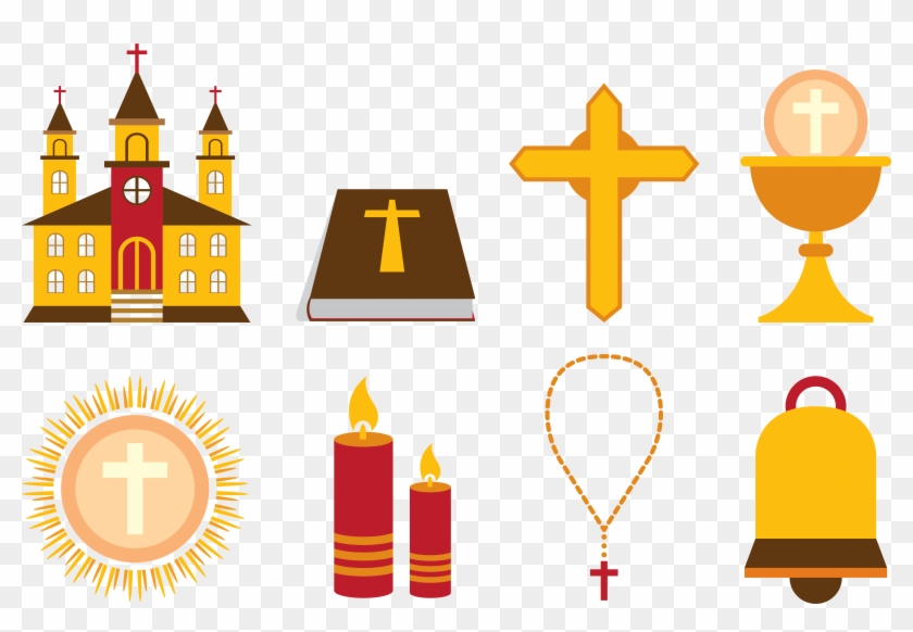 Euclidean Vector Eucharist Icon - Eucaristia Vector #1282757