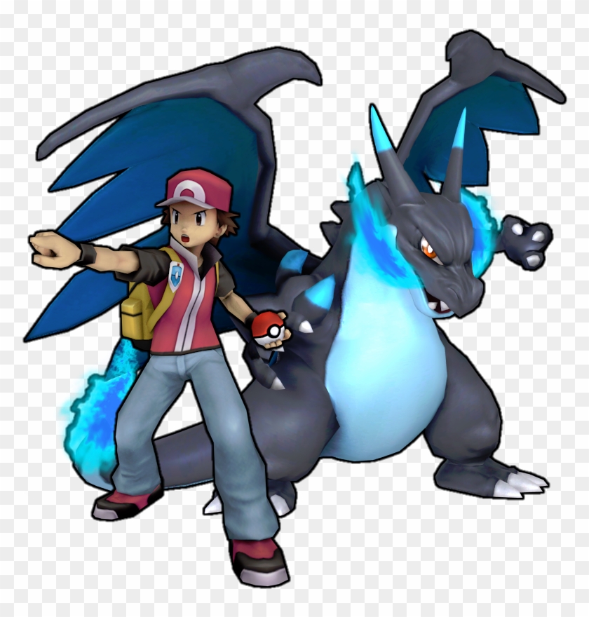 Red & Mega Charizard X - Red And Mega Charizard X #1282885