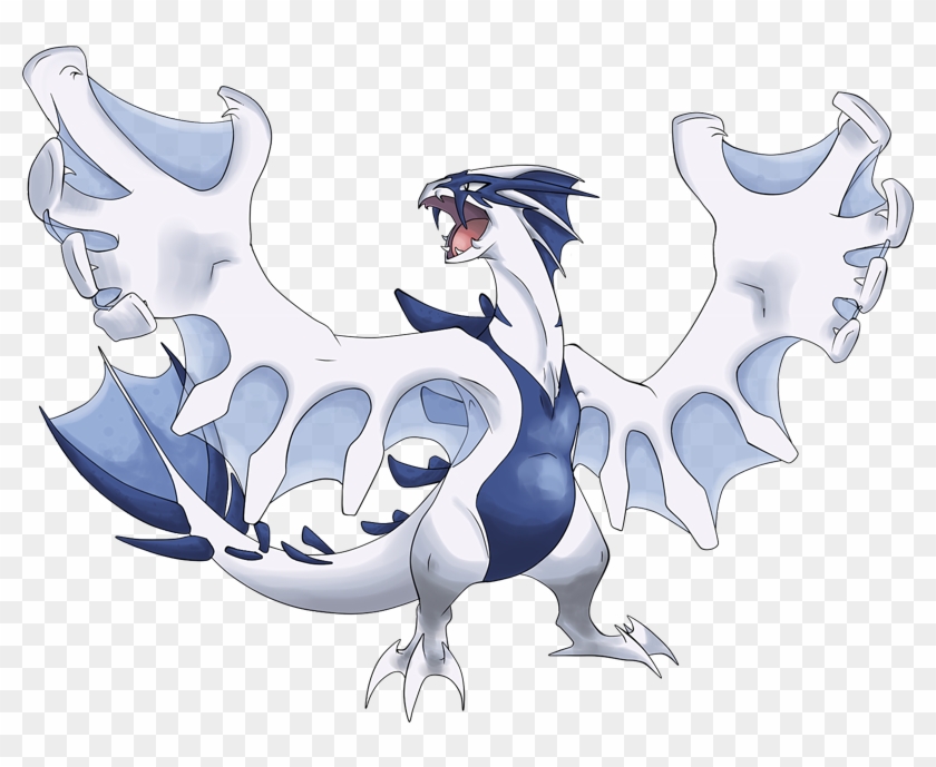 28 Collection Of Mega Lugia Drawing - Lugia #1283312