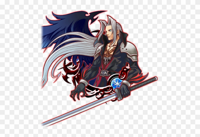 Sephiroth Illustration Version [m] “descend, Heartless - Kingdom Hearts Sephiroth #1283578