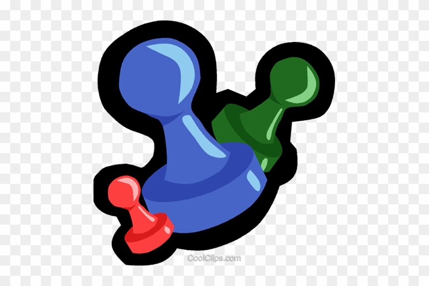 Chess Pieces Royalty Free Vector Clip Art Illustration - Logo Board Game #1283985