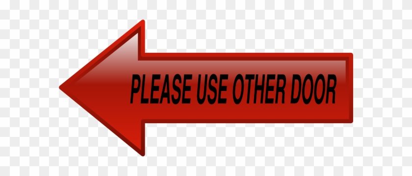 Door Sign Clip Art At Clker - Please Use Other Door Clipart #1284245