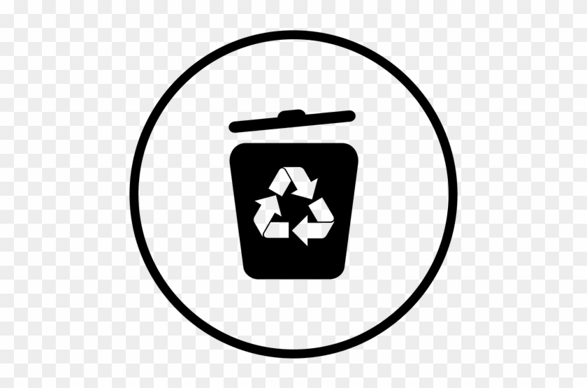 Recycle Tras Circle Icon Transparent Png - Icon #1284619