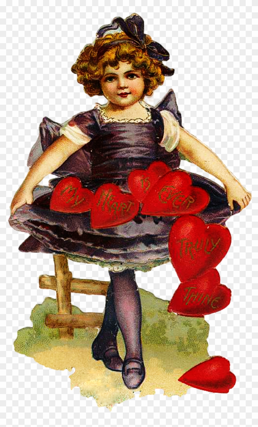 Paper Scrapbooking Bokmärke Vintage Valentine's Day - Scrap Vintage #1285367