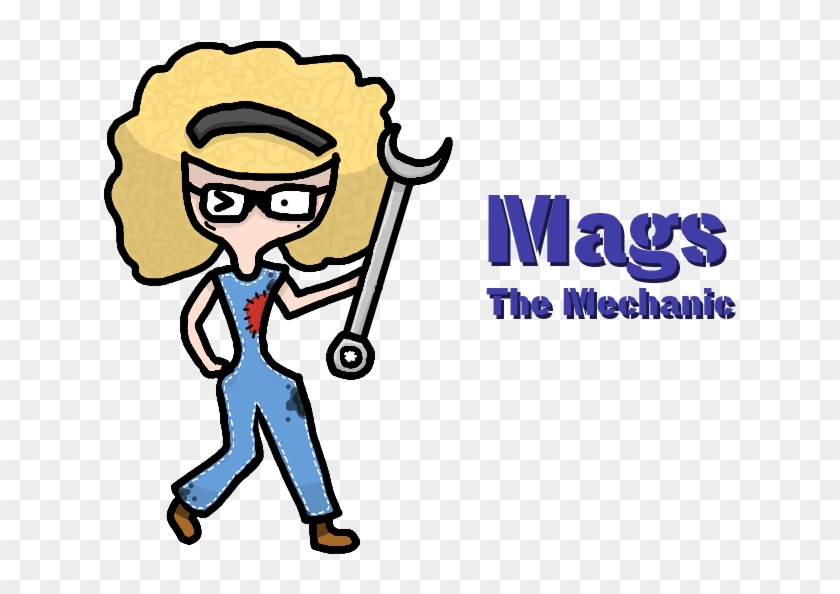 Mags The Mechanic By Funnystufburrito - Cartoon #1285405