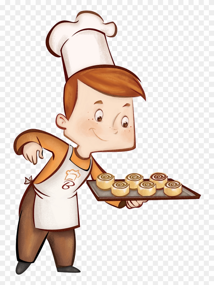 Created A Super Cute Trademarked Character For Baker - Baker #1285539
