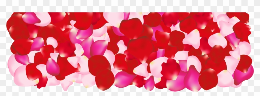 Decorative Rose Petals Rose Petals Decoration Clip - Clip Art #1285638