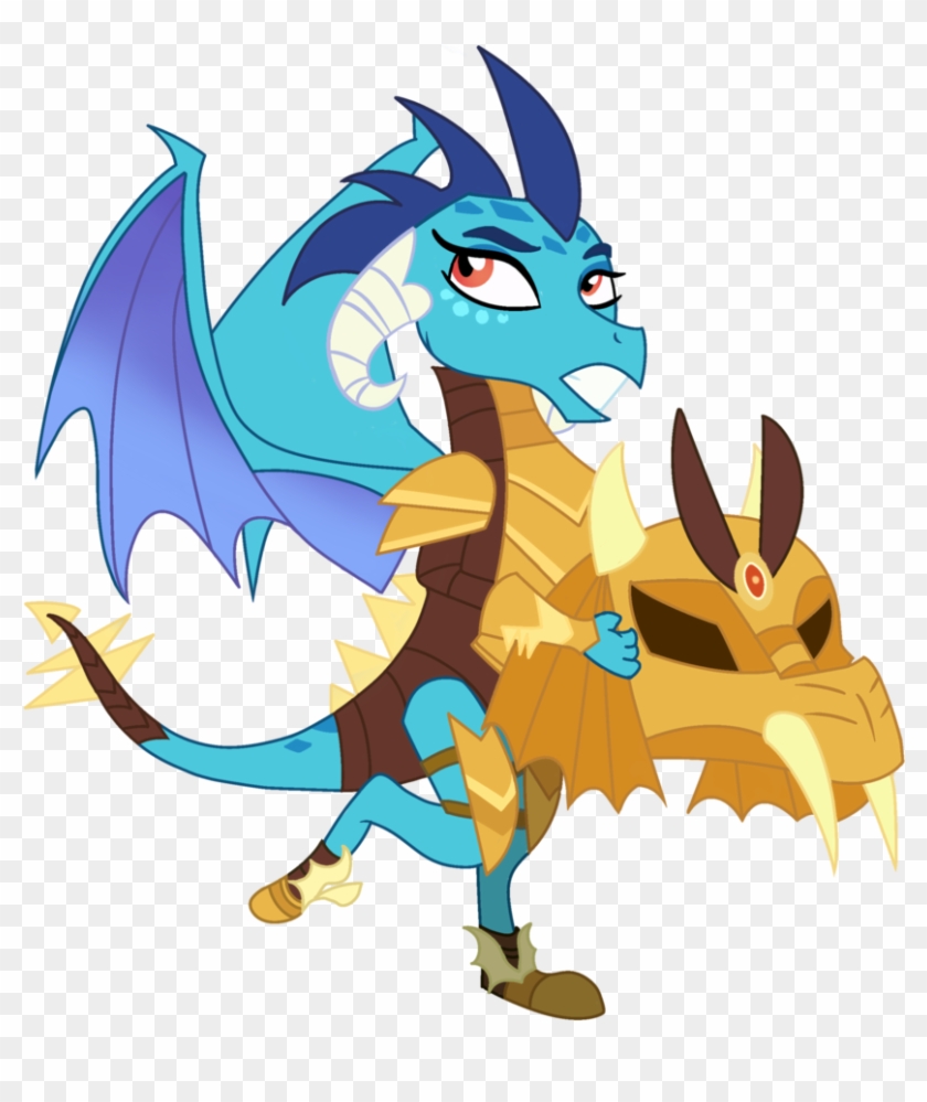 Ember In Her Armor By Loyalwing - Mlp Princess Ember Armor #1285659