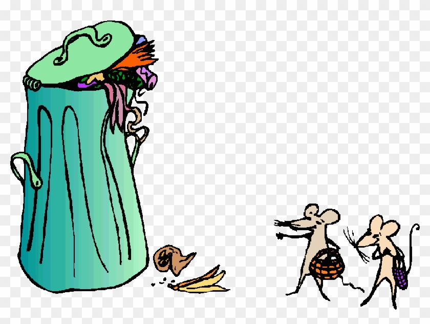 Places Clipart Cartoon - Cartoon Dustbin #1285743