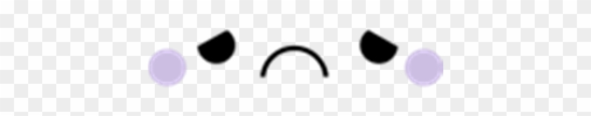 Free Depressed Anime Girl Roblox - Kawaii Face Transparent Background #1286147