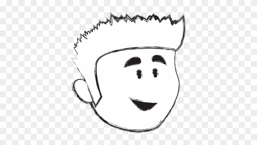 Guy Face Cartoon - Cartoon #1286180