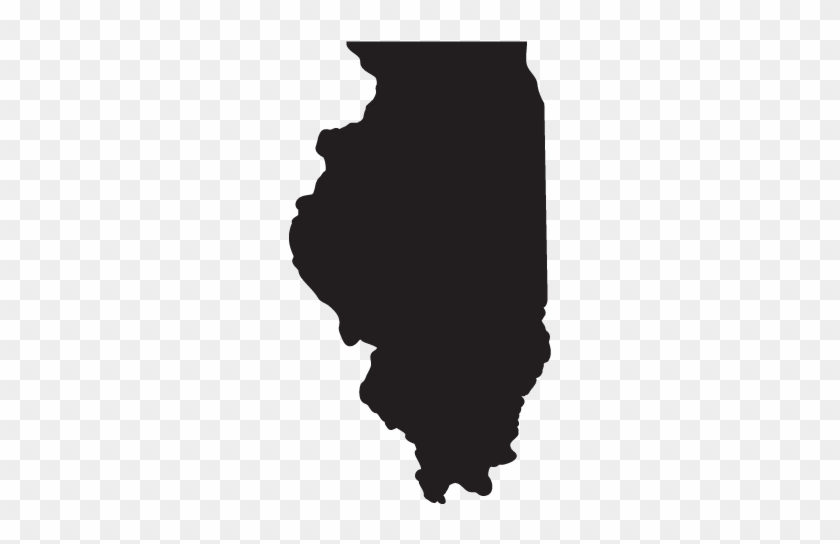 America Clip Art Totally Promotional - Illinois State Shape #1286340