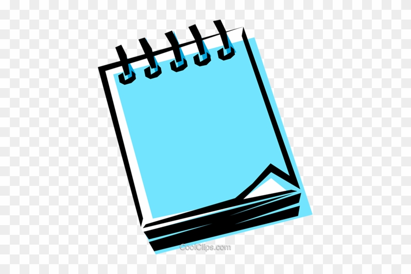 Cool Notepad Royalty Free Vector Clip Art Illustration - Cool Notepad Royalty Free Vector Clip Art Illustration #1286453