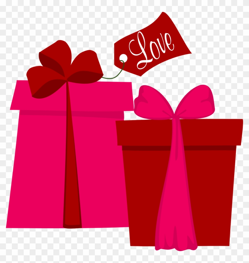 Clip Art Of Gift Pack - Clip Art #1286582