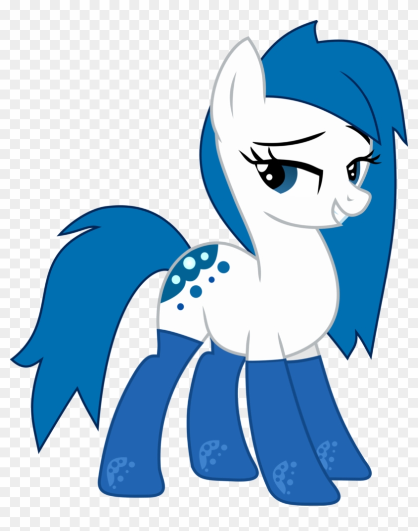 Vector Aqua In Socks With Smile By Barrfind - Cartoon #1287151