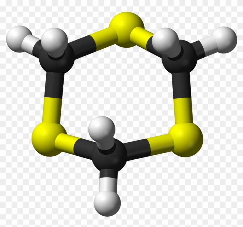 1,3,5 Trithiane From Xtal 3d - Thioacetone Atome #1287350