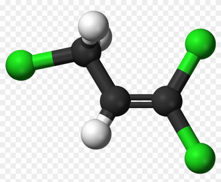 1,1,3 Trichloropropene 3d Balls - Cis 1 3 Dichloropropene #1287393
